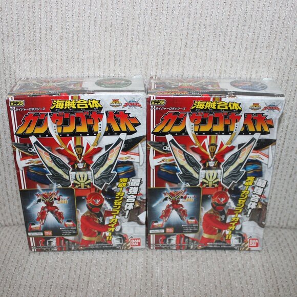 3/$188❤️Kaizoku Sentai Gokaiger Minipla Combine Kanzen GokaiOh Megazord Bandai - Picture 7 of 7